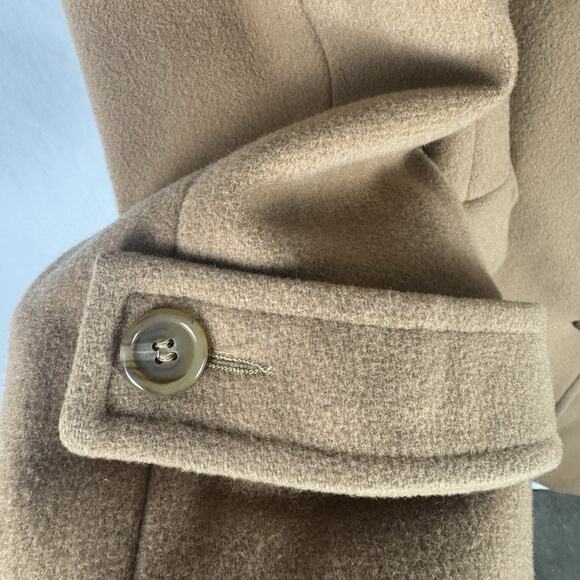 Macintosh New England 100% Wool Vintage Camel Dress Coat, Sz 10, Academia - Picture 8 of 16